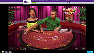 Live Blackjack with Omni Slots Casino